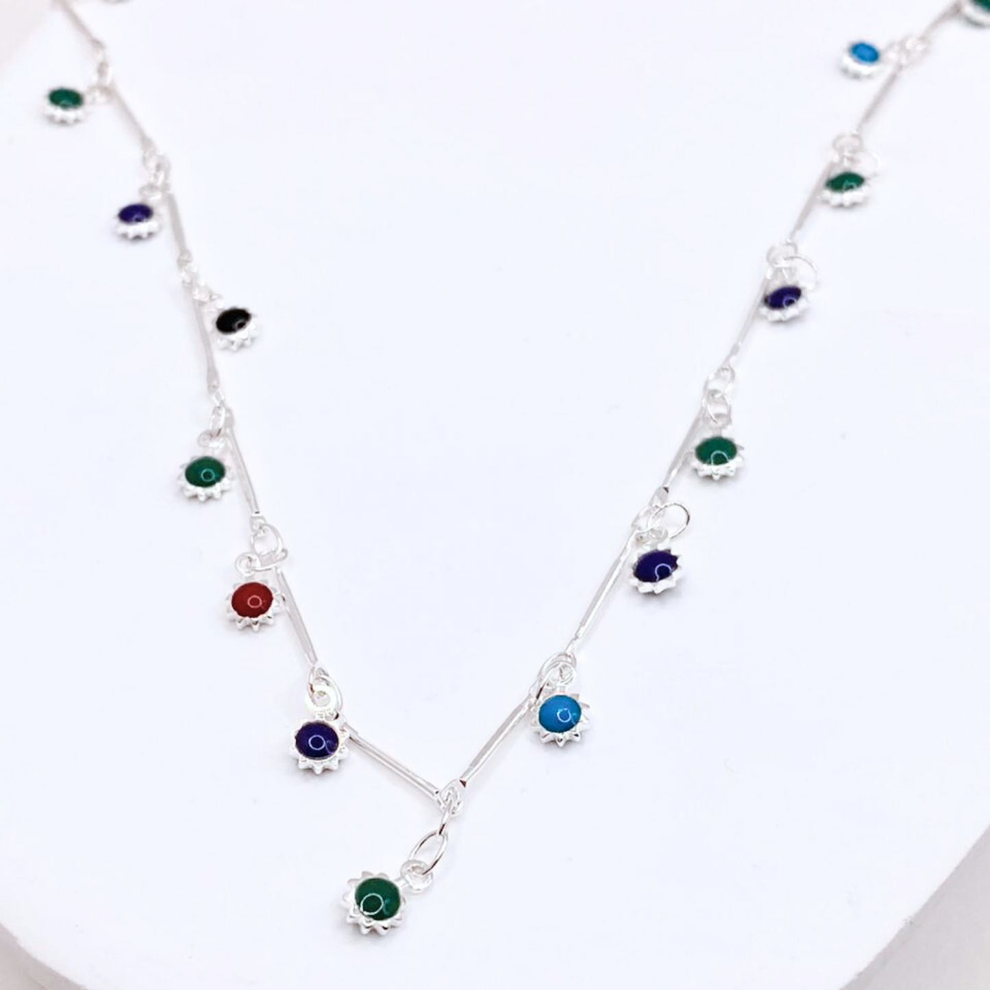 Collar Soles de Colores - Silver