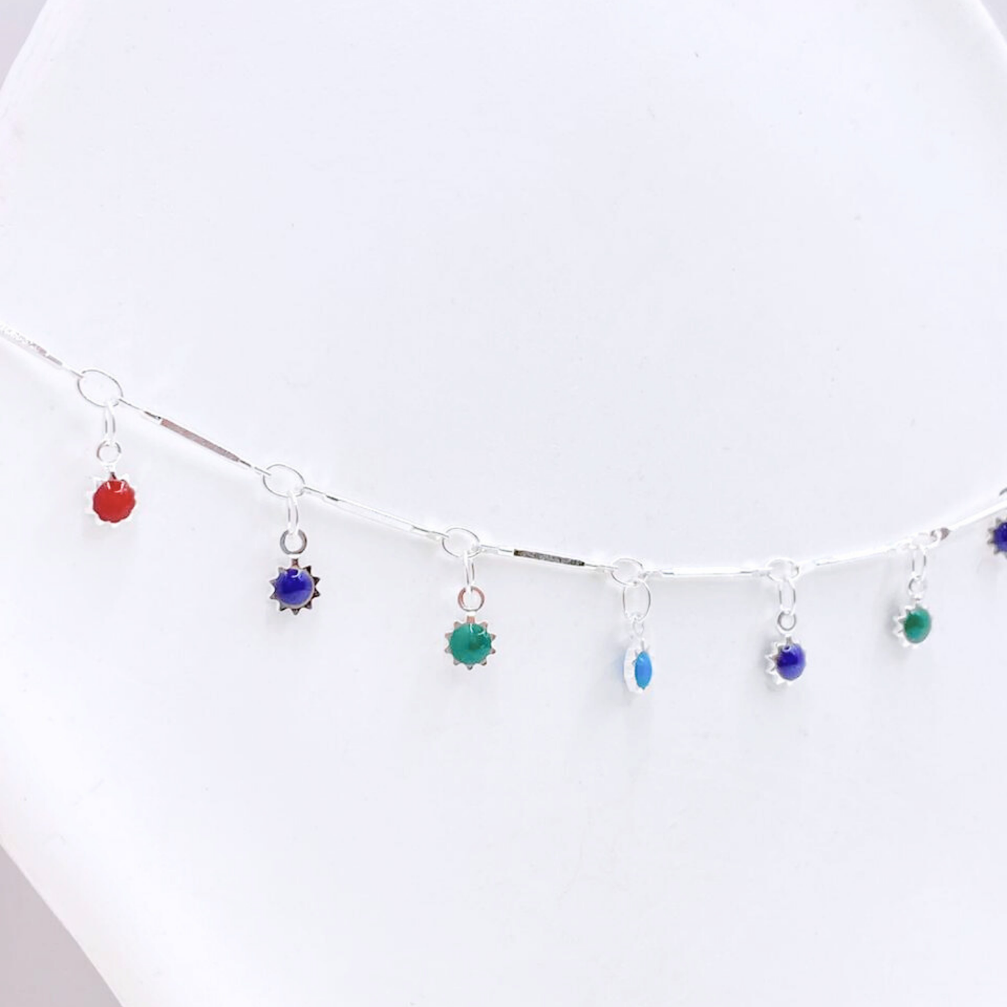 Collar Soles de Colores - Silver