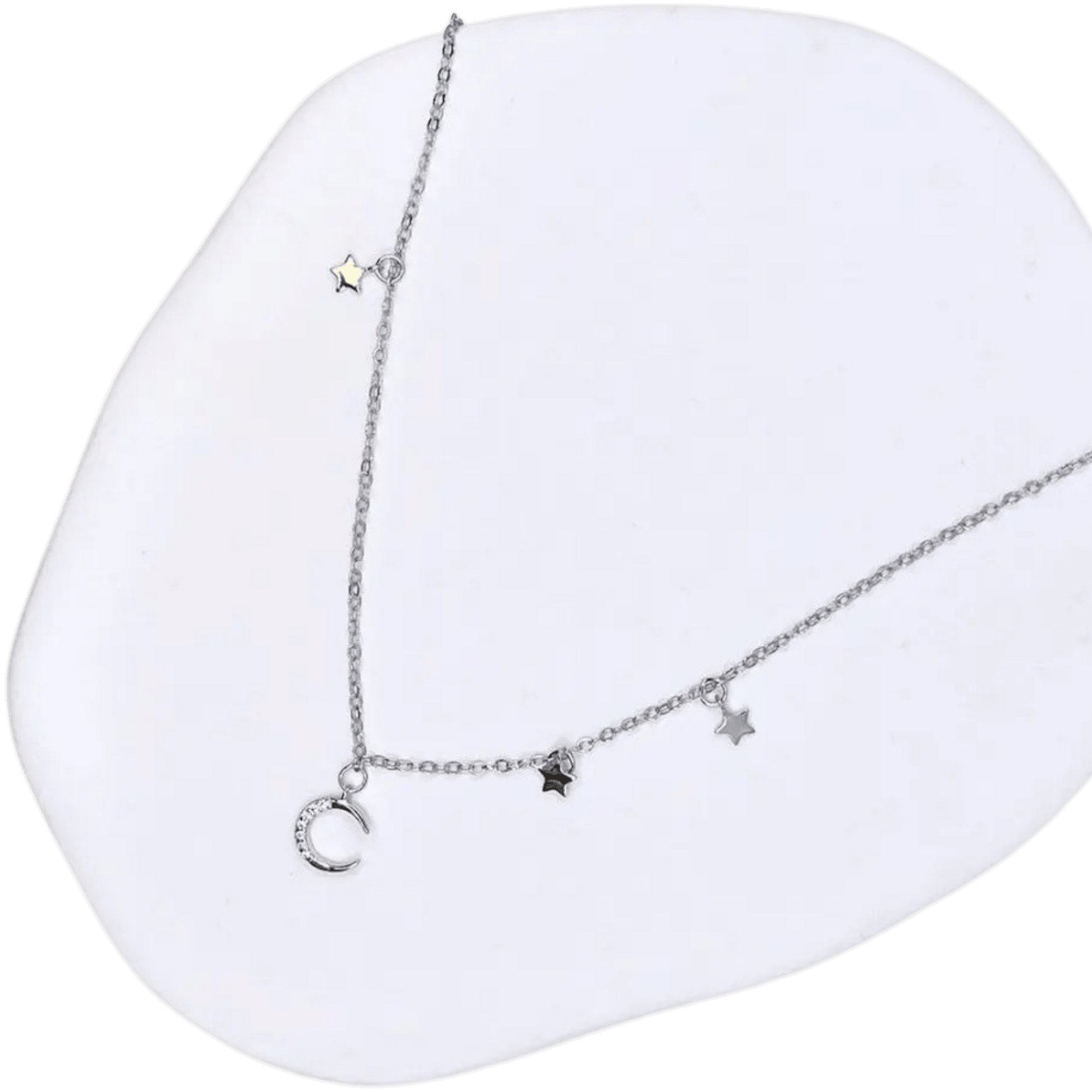 Collar Luna y Estrellas Silver con Circones Plata 925 🌙✨ - Nordvik London