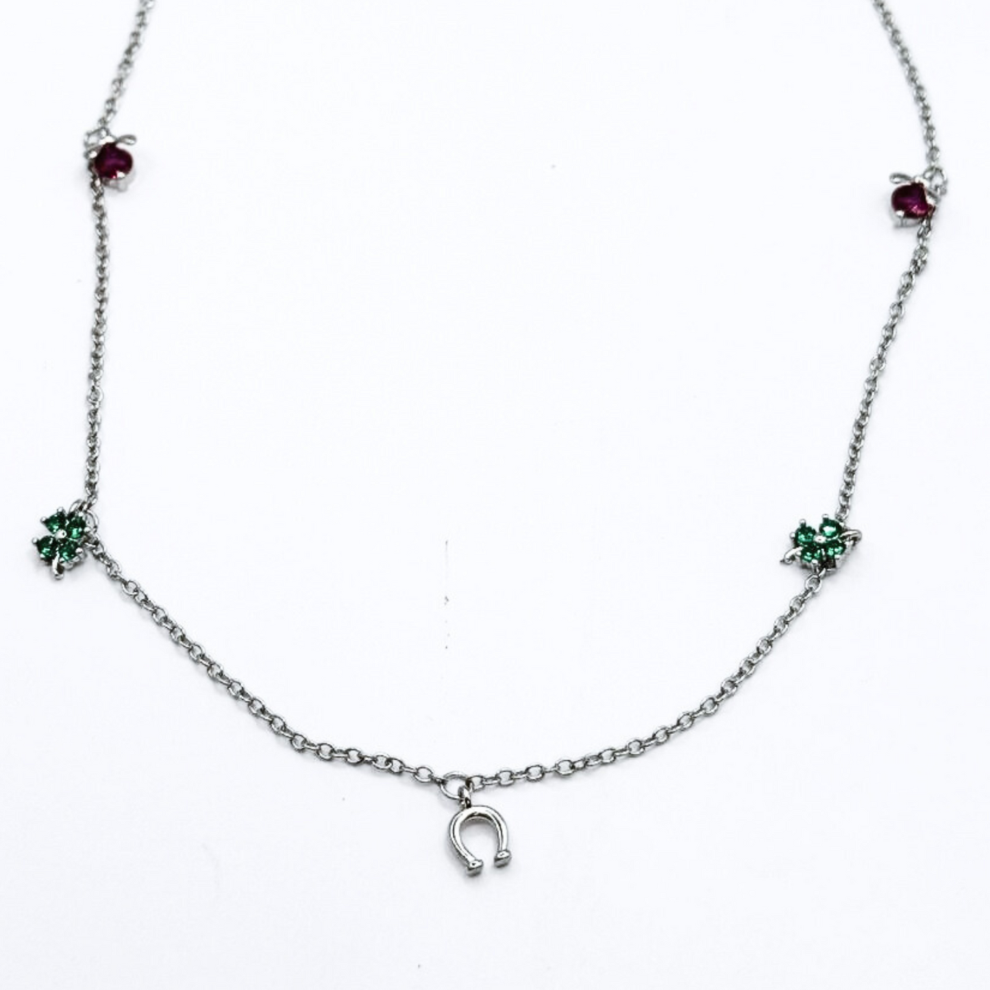 Collar Lucky Charms - Silver