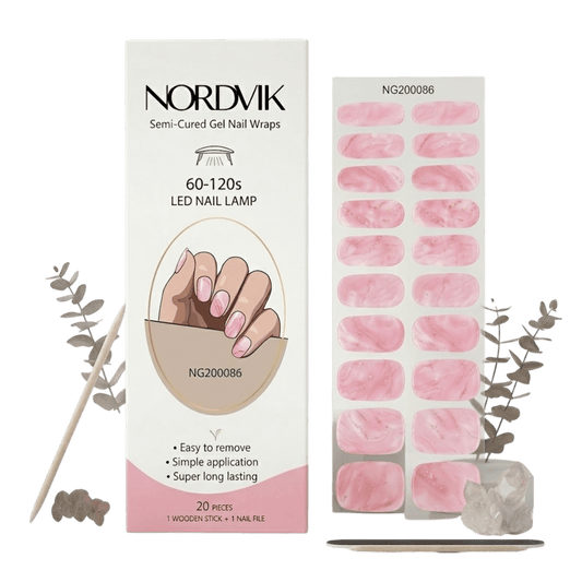 Uñas Gel Semi Curado Manicure - Palo Rosa - Nordvik London