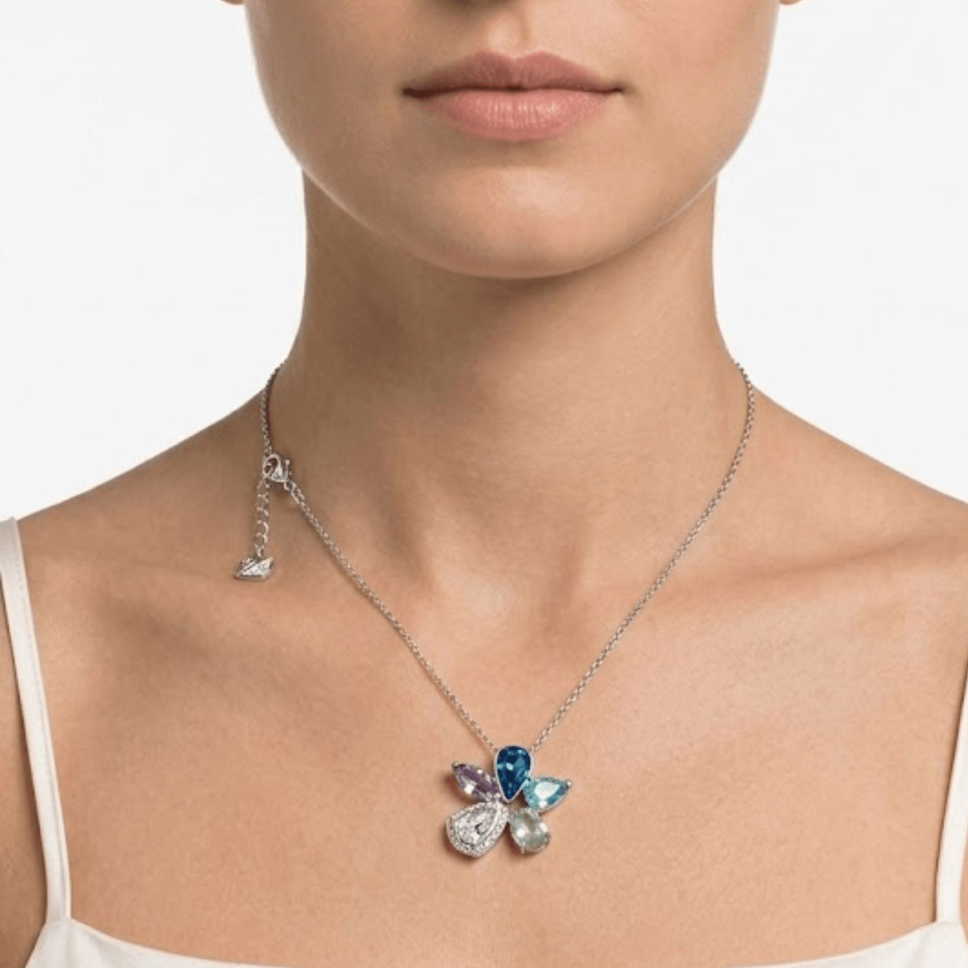 Collar Flor Cristal Austriaco Silver Colores Vibrantes 🌸✨ - Nordvik London