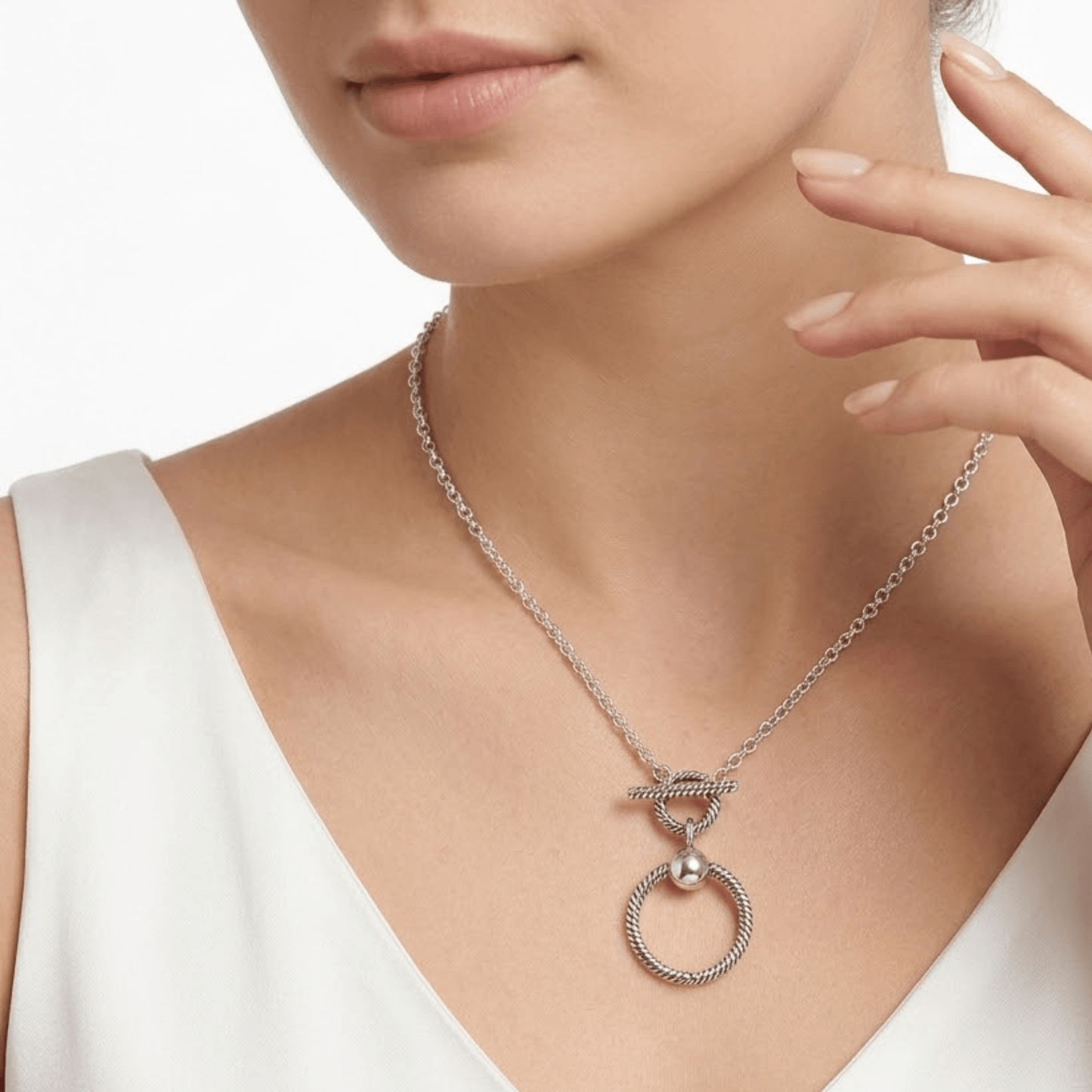 Collar Twist Personalizable con Charms - Silver - Nordvik London