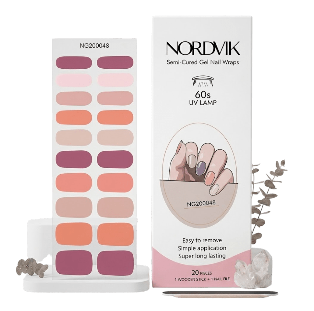 Uñas Gel Semi Curado Manicure - Nudes Otoñal - Nordvik London