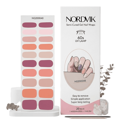 Uñas Gel Semi Curado Manicure - Nudes Otoñal - Nordvik London