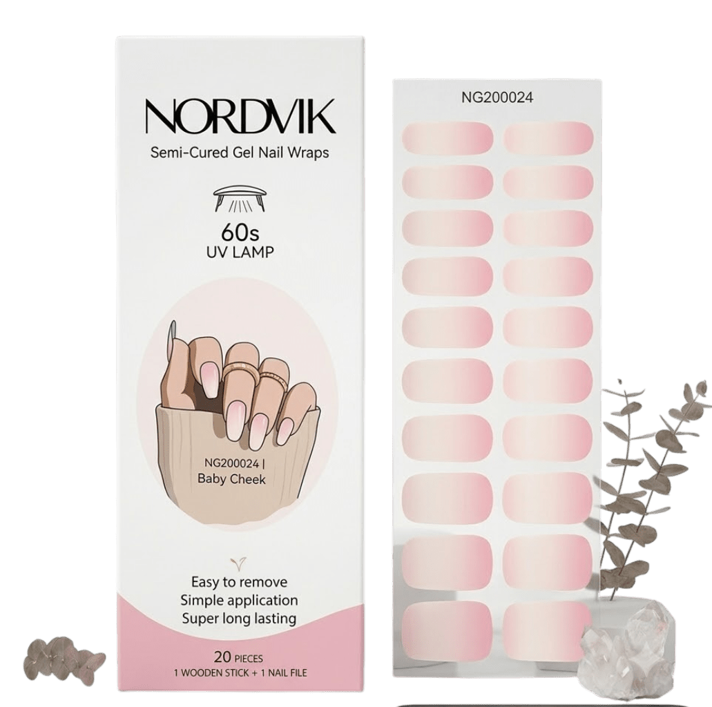 Uñas Gel Semi Curado Manicure - Degradé Baby Boomer - Nordvik London