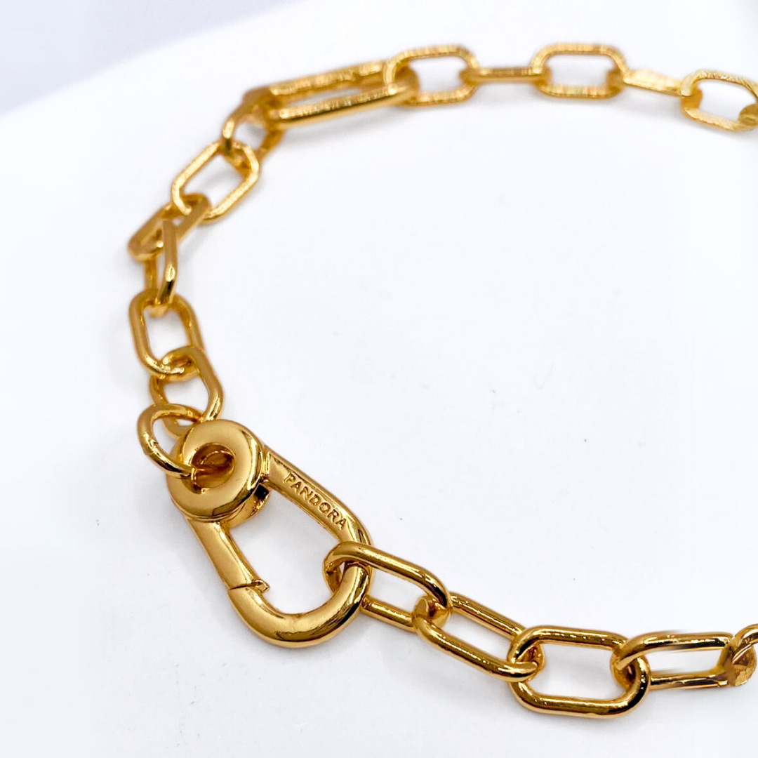Pulsera Eslabones Charms - Gold