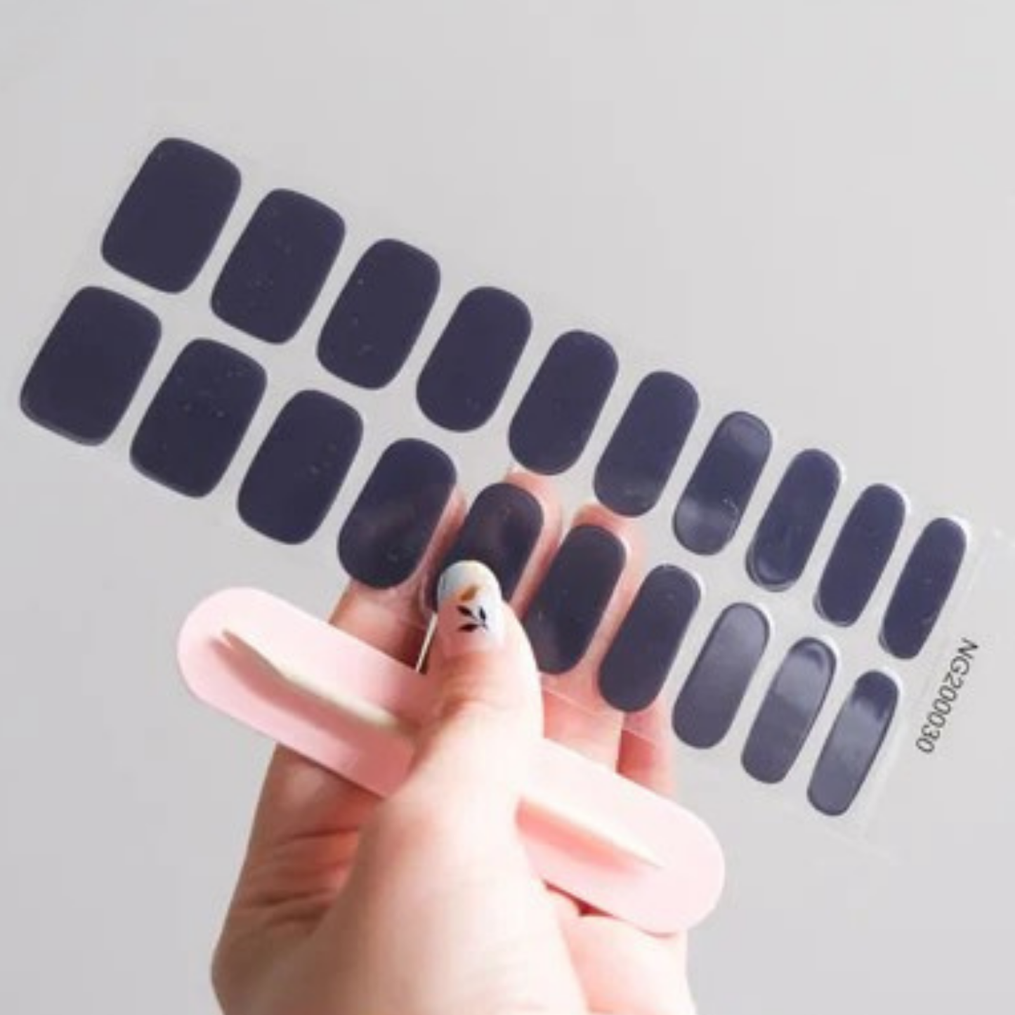 Uñas Gel Semi Curado Manicure -Midnight Dark Blue