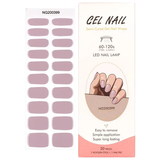 Uñas Gel Semi curado Manicure - Lila Solido