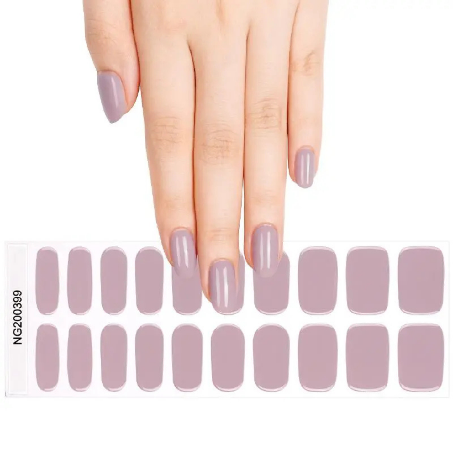 Uñas Gel Semi curado Manicure - Lila Solido