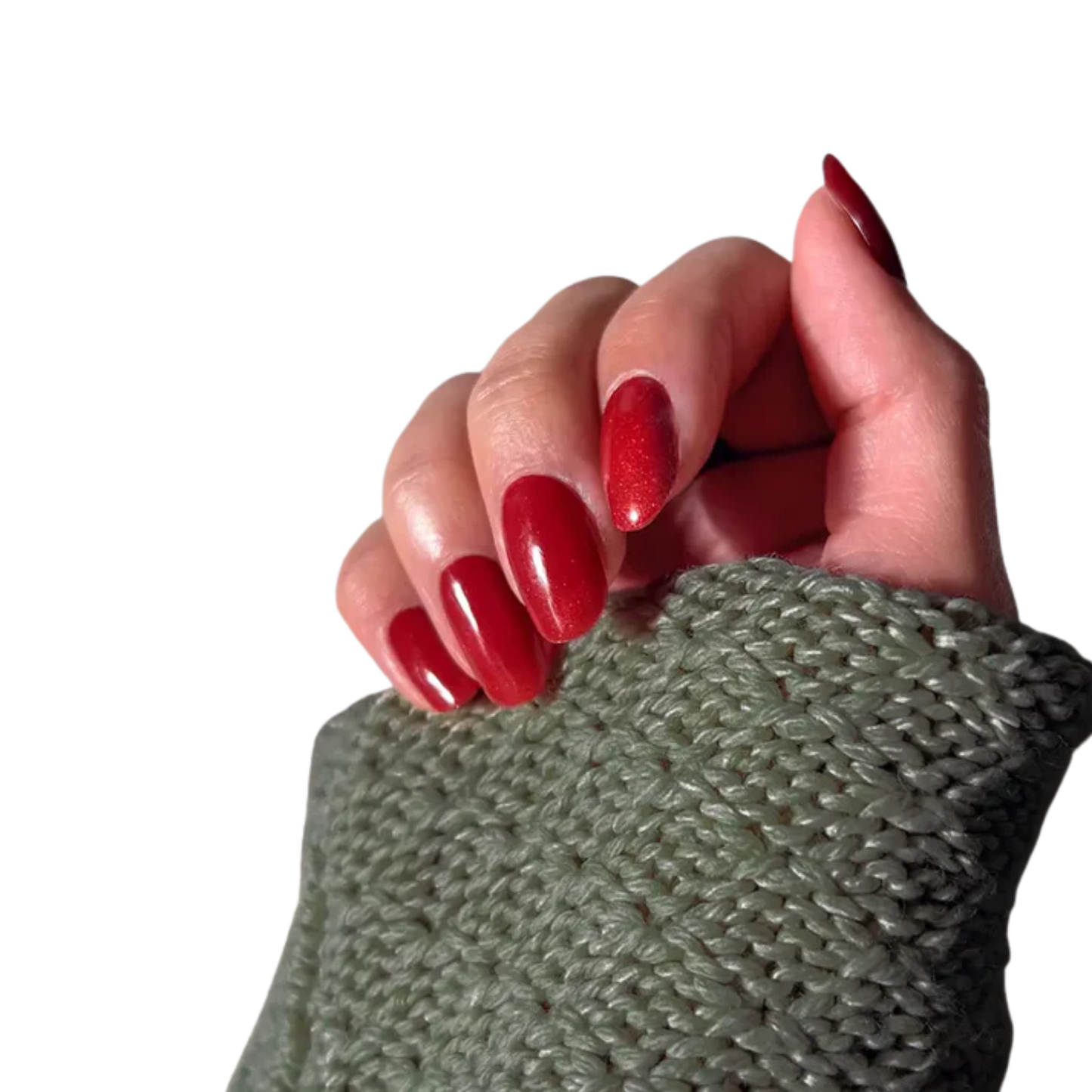Uñas Gel Semi curado Manicure - Ojo de Gato Rojo