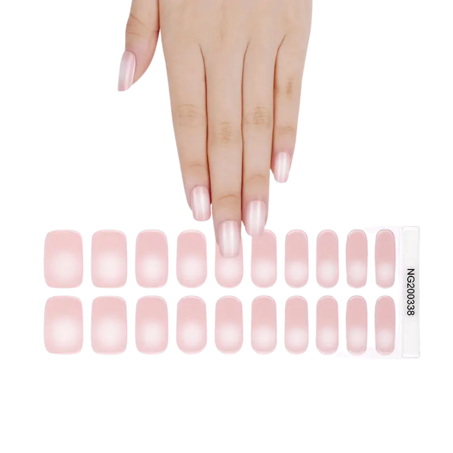 Uñas Gel Semi curado Manicure - Degradé Natural Elegante