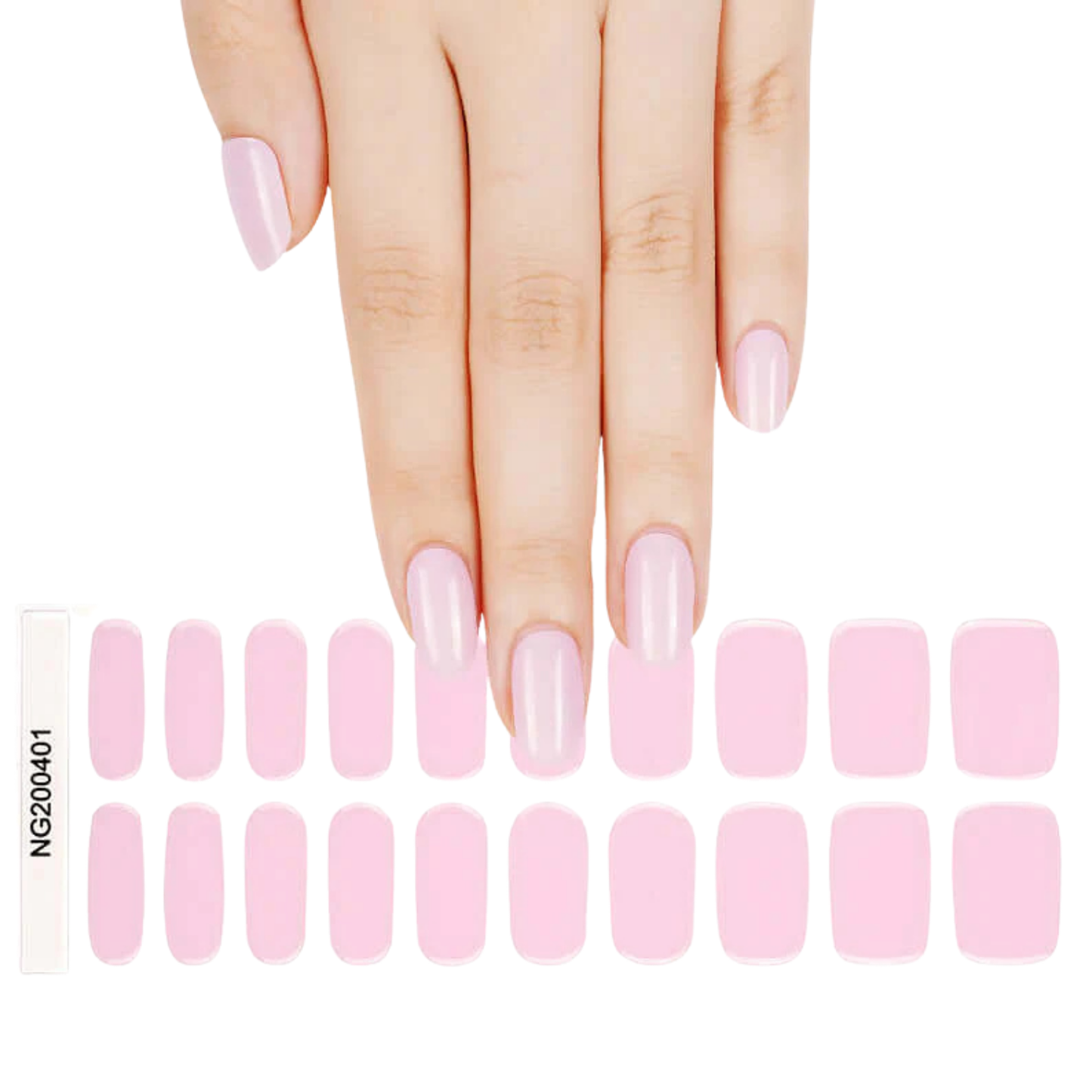 Uñas Gel Semi curado Manicure - Rosado Chicle