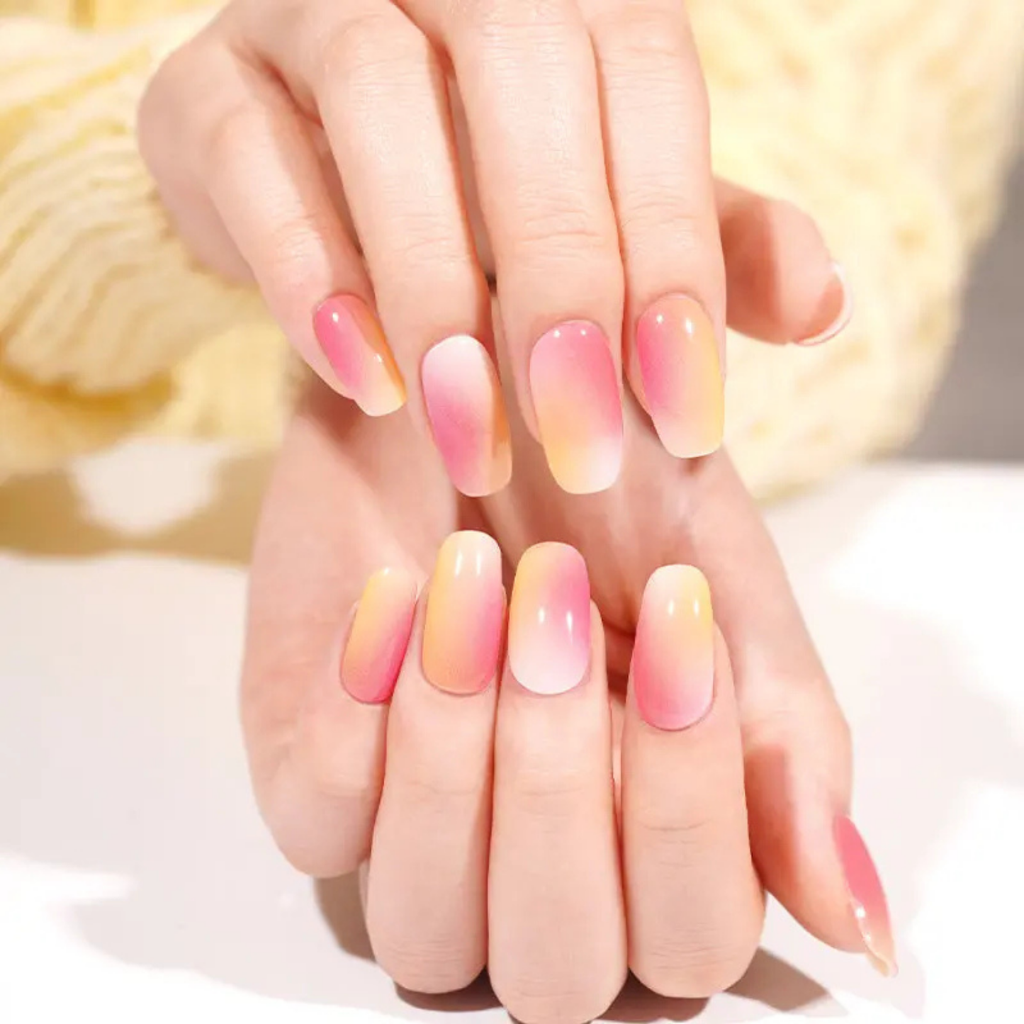 Uñas Gel Semi curado Manicure - Tropical Calido