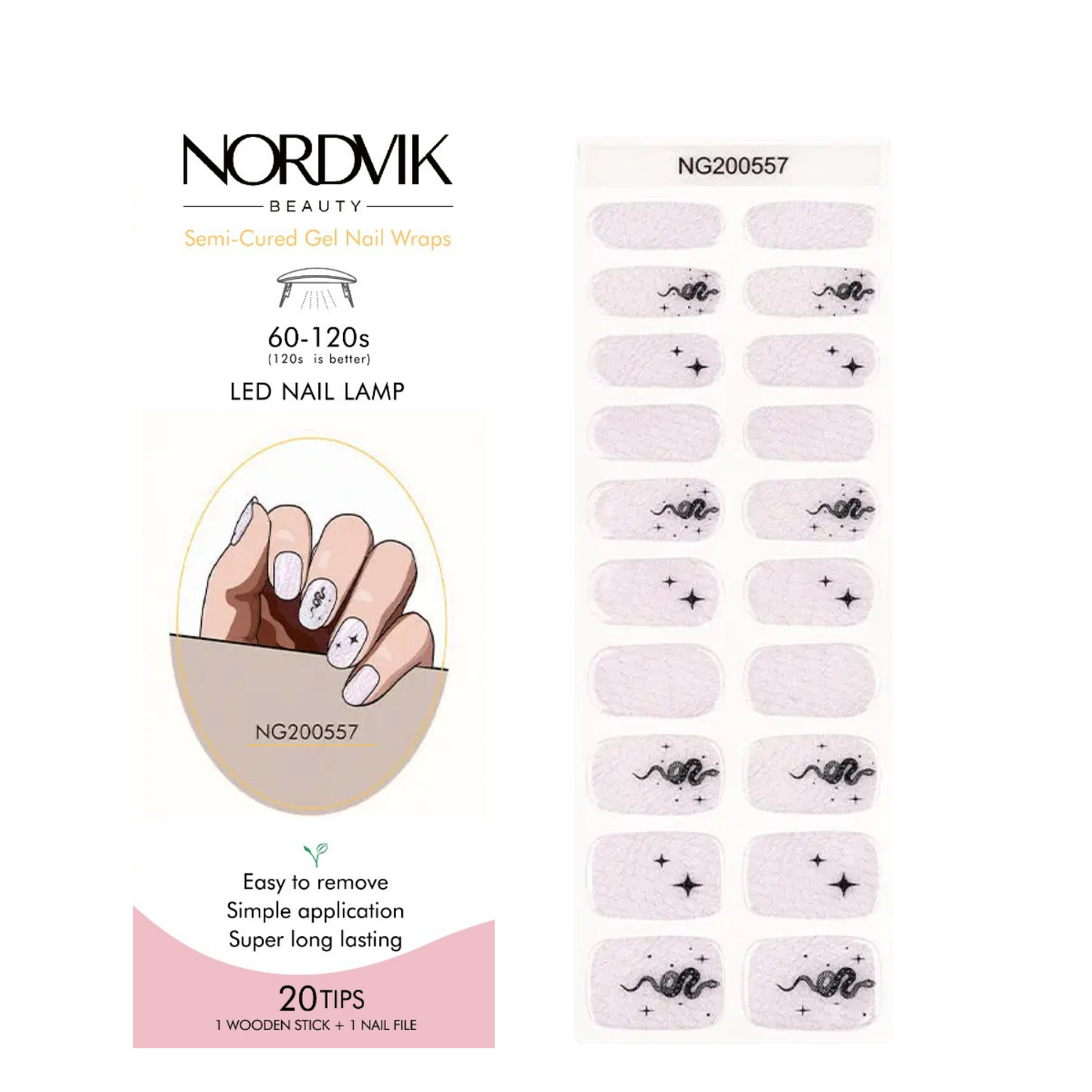 Uñas Gel Semi curado Manicure - Pink Víbora
