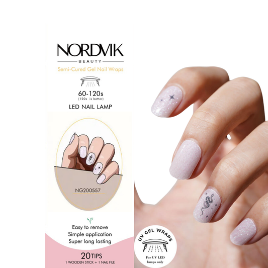 Uñas Gel Semi curado Manicure - Pink Víbora