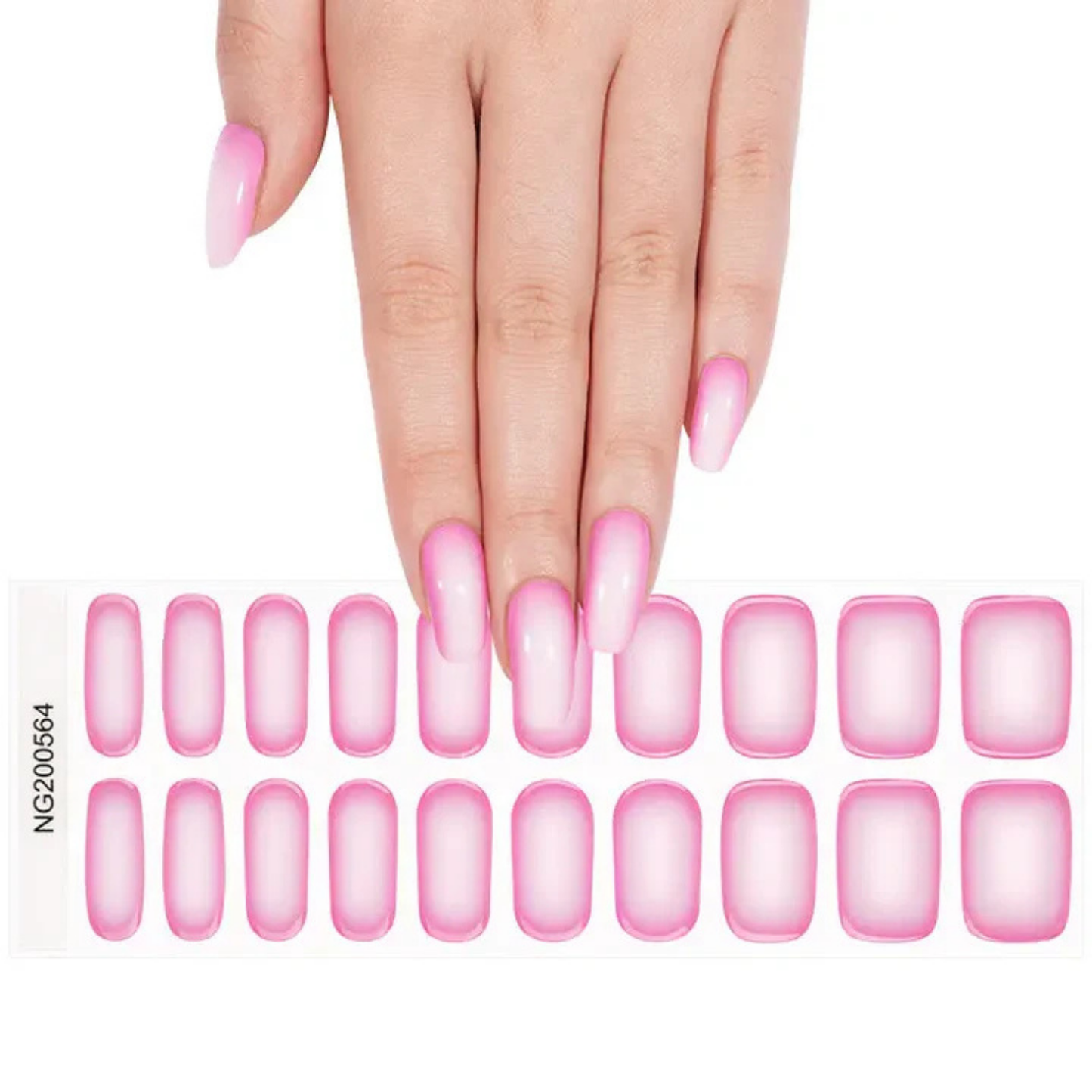 Uñas Gel Semi curado Manicure - Ojo de Gato Barbie
