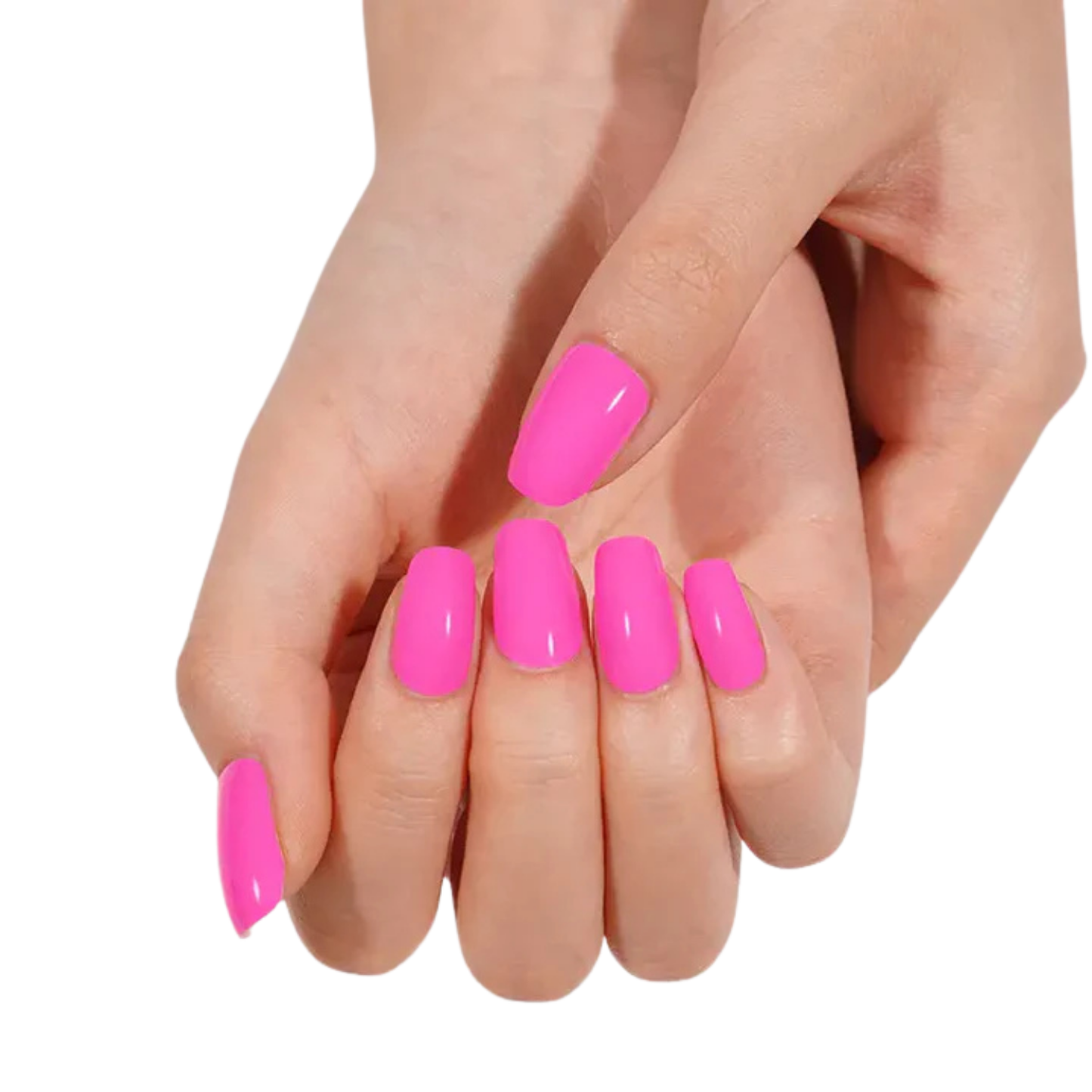 Uñas Gel Semi curado Manicure - Fucsia Solido