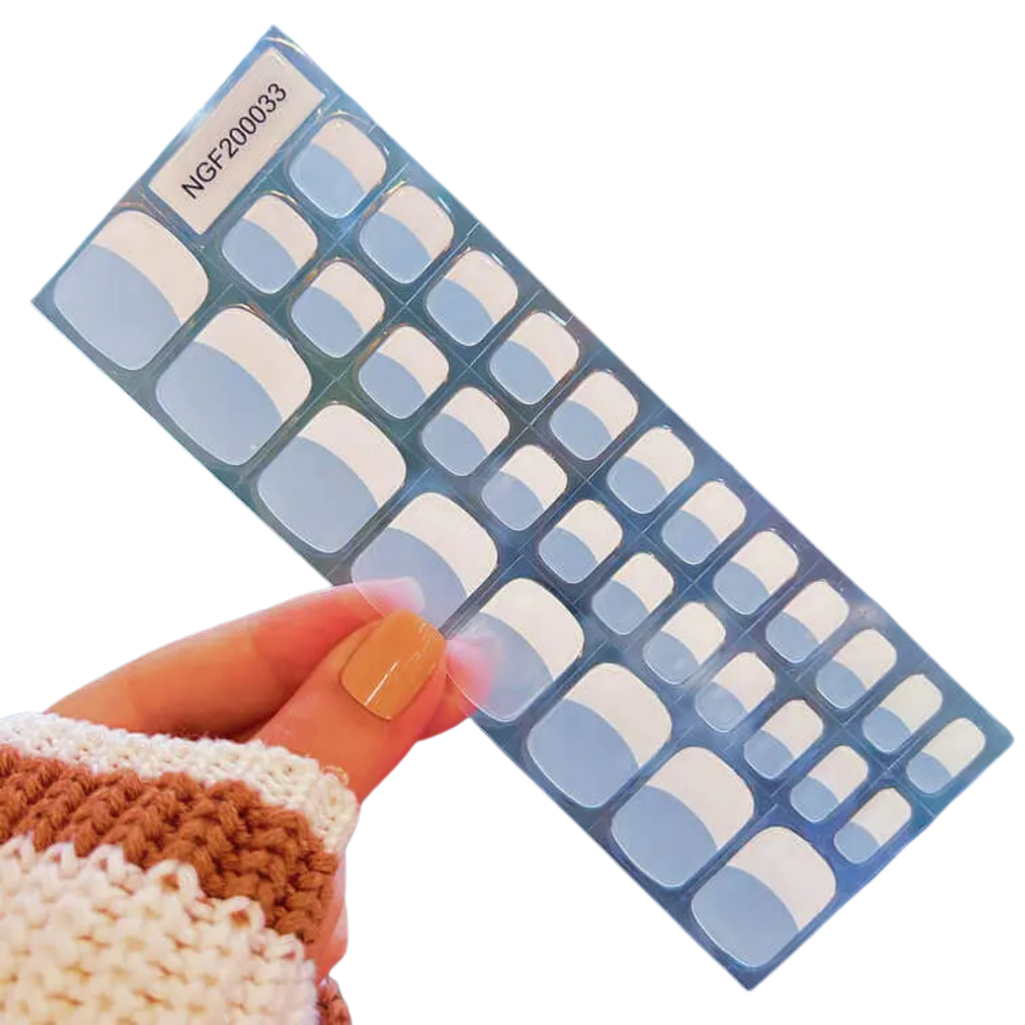 Uñas Gel Semi Curado Pedicure - Francesa Clasica