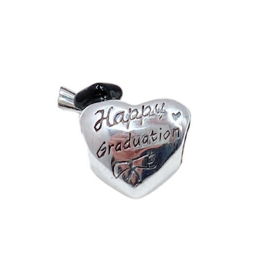 Charm Corazón Graduado - Silver